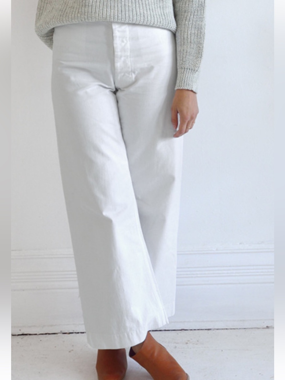 NWOT Ali Golden White Pants 100% cotton - Picture 10 of 10